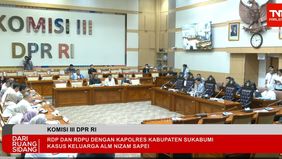 Rapat digelar oleh Komisi III DPR RI hari ini.