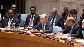 Perwakilan tetap Iran untuk Perserikatan Bangsa-Bangsa (PBB), Amir Saeid Iravani, mendesak Dewan Keamanan Perserikatan Bangsa-Bangsa agar mengambil sikap tegas atas serangan militer yang dilancarkan Amerika Serikat dan Israel terhadap Iran.