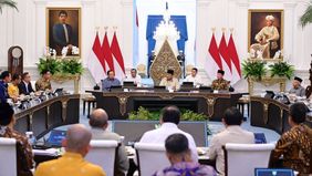 Prabowo Subianto menggelar acara silaturahmi dan diskusi bersama sejumlah tokoh nasional di Istana Merdeka