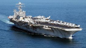 Televisi pemerintah Iran melaporkan bahwa sebuah drone yang diluncurkan oleh Garda Revolusi Islam Iran (IRGC) disebut telah menghantam kapal induk milik Amerika Serikat, USS Abraham Lincoln.