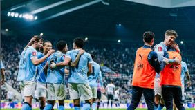 City berhasil menyamakan kedudukan pada menit ke-39 melalui Savio. Gol tersebut tercipta ketika Jeremy Doku mengirim umpan mendatar yang tanpa sengaja mengenai kaki Savinho di dalam kotak penalti, sehingga bola masuk ke gawang Newcastle.