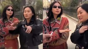 Jennie BLACKPINK merasa kesal saat ada oknum yang terus menghadangnya dengan segala pertanyaan.