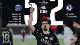 Menjelang berakhirnya babak pertama, PSG kembali unggul pada menit 40, kali ini melalui aksi brilian yang ditunjukkan oleh Ousmane Dembele yang menaklukkan kiper Chelsea Filip Jorgensen dan membuat skor menjadi 2-1.