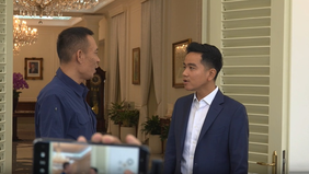 Ahli digital forensik Rismon Hasiholan Sianipar menemui Wakil Presiden Gibran Rakabuming di Istana Wakil Presiden, Jalan Medan Merdeka Selatan Nomor 6, Jakarta Pusat, Jumat 13 Maret 2026.