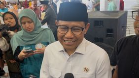 Menteri Koordinator Pemberdayaan Masyarakat, Abdul Muhaimin Iskandar atau yang akrab disapa Cak Imin, menyampaikan pesan kepada jajaran anggota baru Badan Amil Zakat Nasional (Baznas) periode 2026&ndash;2031