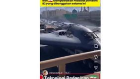 Sebuah unggahan yang beredar di media sosial Instagram mengklaim bahwa pesawat pembom siluman milik Amerika Serikat jenis B-2 berhasil ditembak jatuh oleh Iran. 