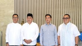 Wakil Presiden (Wapres) Gibran Rakabuming secara resmi melepas peserta Program Mudik Bersama Holding BUMN Danareksa 2026 di Menara Danareksa, Jakarta Pusat, pada Selasa 17 Maret 2026.