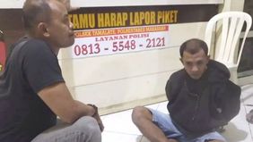 A ditangkap usai menyiram air keras mantan pacarnya.