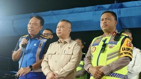 Arus kendaraan yang keluar dari Jakarta terus mengalami peningkatan menjelang puncak mudik Lebaran 2026. Hingga Selasa 17 Maret 2026 pukul 22.00 WIB.