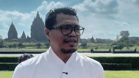 Ribuan umat Hindu dari berbagai daerah di Indonesia mengikuti Upacara Tawur Agung Kesanga Nasional dalam rangka Hari Suci Nyepi Tahun Baru Saka 1948 di Candi Prambanan, tepatnya di kawasan Wisnu Mandala, Rabu 18 Maret 2026.