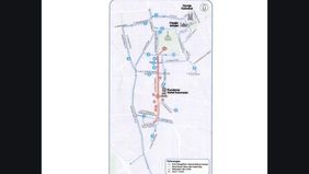 Dinas Perhubungan DKI Jakarta akan mengalihkan arus lalu lintas sejumlah ruas jalan saat berlangsung "Jakarta Bedug Kolosal Malam Idul Fitri 1447 Hijriah" pada 20 Maret 2026 pukul 20.00 WIB hingga selesai.