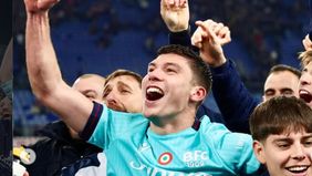 Bologna melaju ke perempat final setelah menyingkirkan sesama tim Italia AS Roma dalam agregat ketat 5-4 pada babak 16 besar.
