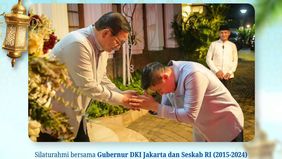 Seskab Teddy Unggah Momen Lebaran Silaturahmi dengan Pramono Anung hingga Panglima TNI