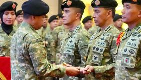 Pelantikan dan serah terima jabatan Pangkogabwilhan III dilakukan oleh Panglima TNI Jenderal Agus Subiyanto.