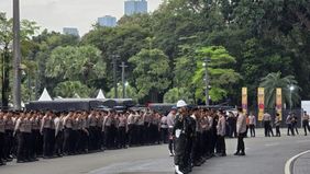 Polda Metro Jaya menyiapkan sebanyak 1.300 personel gabungan untuk mengawal jalannya FIFA Series 2026 yang berlangsung di Stadion Utama Gelora Bung Karno, Senayan, Jakarta Pusat, Jumat, 27 Maret 2026.