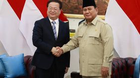 Prabowo Terima Menteri Keamanan China di Istana, Bahas Stabilitas Global