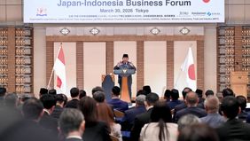 Presiden Republik Indonesia, Prabowo Subianto, mengajak para pengusaha Jepang untuk memperluas investasi di Indonesia dalam forum Indonesia&ndash;Japan Business Forum yang digelar di Tokyo, Senin, 30 Maret 2026.