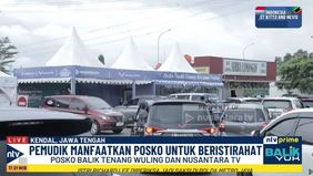 Posko Balik Tenang Nusantara TV Dan Wuling Terlihat Menjadi Salah Satu Titik Paling Ramai Dikunjungi.
