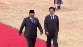 Prabowo Subianto menggelar pertemuan dengan Presiden Korea Selatan Lee Jae Myung di Blue House atau Cheong Wa Dae, Seoul, Kamis, 1 April 2026