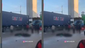 Belum diketahui pasti kronologis penyebab kecelakaan terjadi.Pengemudi ojol yang mengalami luka yang cukup parah meninggal dunia di lokasi kejadian