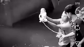 Peristiwa ini viral di media sosial.