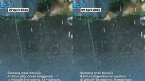 Setelah menerima informasi petugas Sudin Gulkarmat Jakarta Barat langsung menuju lokasi untuk melakukan pencarian korban, pada hari pertama ( 8 April 2026 ) pencarian di fokuskan di sepanjang gorong-gorong saluran air tersebut, karna di khawatirkan k