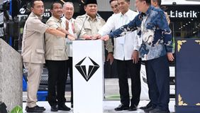Prabowo Subianto meresmikan pabrik perakitan kendaraan komersial listrik PT. VKTR Sakti Industries di Kabupaten Magelang, Provinsi Jawa Tengah, Kamis, 9 April 2026.