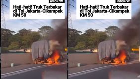 Belum diketahui secara pasti penyebab terjadinya kebakaran.