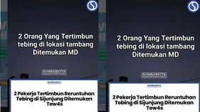  Dalam video tersebut terlihat pencarian korban menggunakan alat berat. Dalam video itu juga terlihat sebuah ambulans yang diketahui membawa jenazah 2 pekerja tersebut.