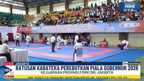 Ratusan karateka dari berbagai perguruan di Jakarta memadati Gelanggang Olahraga Remaja PKP Jakarta Islamic School Jakarta Timur untuk memperebutkan Piala Gubernur 2026, pada Sabtu-Minggu, 11-12 April 2026. Ajang ini merupakan seleksi final FORKI Jak