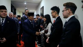 Mahasiswi Indonesia di Rusia, Alya, menyampaikan kesan positifnya setelah kembali bertemu Presiden RI Prabowo Subianto dalam kunjungan kenegaraan ke Moskow, Rusia, Senin, 13 April 2026.