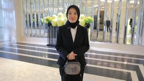 Mahasiswi dan alumni Indonesia di Rusia menyampaikan kesan positif setelah bertemu dengan Presiden Republik Indonesia, Prabowo Subianto, dalam kunjungan kerja resmi kenegaraan di Moskow, Rusia, Senin, 13 April 2026.