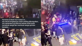 Kepolisian memastikan bahwa informasi mengenai mobil patroli yang menabrak warga saat terjadi tawuran di kawasan Tebet, Jakarta Selatan, tidak benar. Klarifikasi ini disampaikan langsung oleh Kapolsek Tebet, Iwan Gunawan.