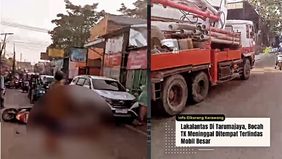 Videonya beredar di sosial media. Kondisi anak tersebut mengenaskan.