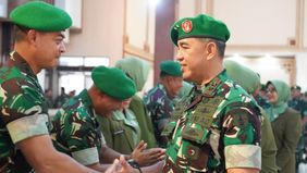 Pangdam V/Brawijaya, Mayjen TNI Rudy Saladin, memimpin langsung prosesi serah terima jabatan di lingkungan Kodam V/Brawijaya. 