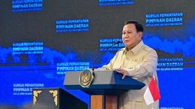 Presiden Prabowo Subianto memberikan pengarahan secara tertutup kepada para ketua DPRD dari seluruh Indonesia dalam kegiatan retret dan kursus pemantapan pimpinan daerah di Akademi Militer, Sabtu, 18 April 2026