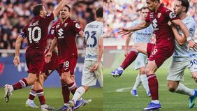 Inter memecahkan kebuntuan pada menit ke-23. Berawal dari umpan silang akurat Federico Dimarco, Marcus Thuram menyambutnya dengan tandukan tajam yang gagal dihalau kiper Torino, Alberto Paleari.
