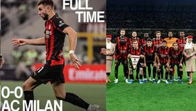 Setelah turun minum, Milan kembali tancap gas dan nyaris memecah kebuntuan pada menit ke-51.