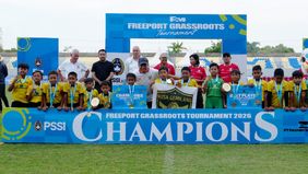 Vice President External Affairs Smelter PTFI, Erika Silva sangat bersyukur FGT 2026 di Gresik mendapat sambutan yang sangat positif dan semakin diterima masyarakat Gresik. Terbukti dari antusiasme para orang tua dan kerabat yang hadir mendukung anak-