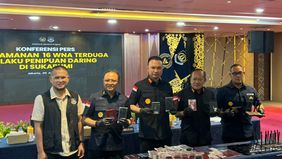 Imigrasi Amankan 16 WNA Terduga Pelaku Penipuan Daring di Sukabumi.