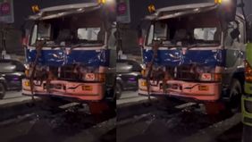 Peristiwa bermula ketika pemotor hendak menyalip di Flyover yang mengarah ke Pekayon.