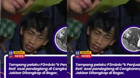 Beredar foto pembacok pria di Cengkareng. di sosial media.