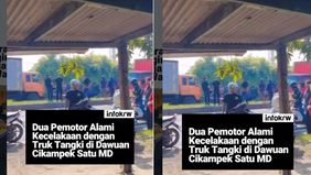 Dua korban kecelakaan merukapan pengendara sepeda motor yang mengakibatkan satu orang MD dan satu lainnya mengalami luka seirus dibagian kepala.
