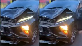 Kecelakaan lalu lintas terjadi di Jalan Raya Puncak tepatnya di depan Priangan Sari pada Jumat (15/5/2026) pagi. Insiden tersebut melibatkan sepeda motor dan sebuah kendaraan roda empat hingga menyebabkan tabrakan cukup keras.