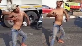 Peristiwa kecelakaan truk kontainer di kawasan Jembatan Jatisari, Cikampek, pada Rabu, 13 Mei 2026, mendadak menjadi perhatian warga.
