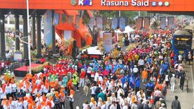 Pemerintah Provinsi (Pemprov) DKI Jakarta untuk sementara waktu menghentikan pelaksanaan Hari Bebas Kendaraan Bermotor (HBKB) atau Car Free Day (CFD) di Jalan HR Rasuna Said pada Minggu, 17 Mei 2026.