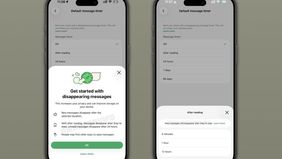 WhatsApp Menyediakan Beberapa Pilihan Durasi Penghapusan.