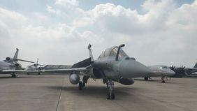 Komandan Skadron 12 Letkol Pnb Binggi &ldquo;Rayden&rdquo; Nobel menyampaikan bahwa pembangunan berbagai fasilitas pendukung untuk pesawat tempur Dassault Rafale di Lanud Roesmin Nurjadin, Pekanbaru, Riau, hingga kini masih terus berlangsung.