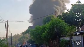 Rekaman video peristiwa itu viral di media sosial.
