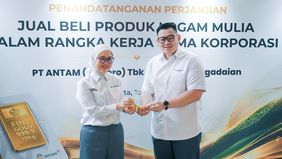 Sebagai bentuk upaya memperkuat ekosistem emas nasional serta memperkokoh sinergi antar Badan Usaha Milik Negara (BUMN), PT Pegadaian (Pegadaian) dan PT Aneka Tambang (Persero) Tbk (ANTAM) resmi menandatangani Perjanjian Jual Beli Produk Logam Mulia.